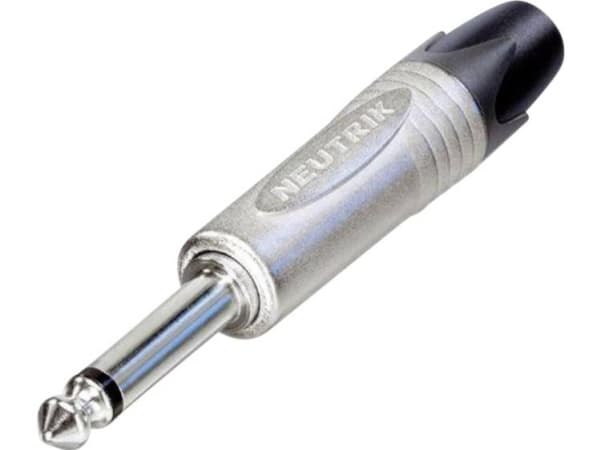 Neutrik NP2X, 1/4" phone plug, Metallisk, Nickel, 1,45 cm, -20 - 65 ° C