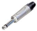 Miniatyrbild 1 av 3: Neutrik NP2X, 1/4" phone plug, Metallisk, Nickel, 1,45 cm, -20 - 65 ° C