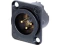 Pikkukuva 4 / 4: Neutrik NC3MD-LX-B, XLR, Lajittelu, Nikkel/guld, IP40, 2,5 mm², 1500 V