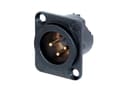 Pikkukuva 1 / 4: Neutrik NC3MD-LX-B, XLR, Lajittelu, Nikkel/guld, IP40, 2,5 mm², 1500 V