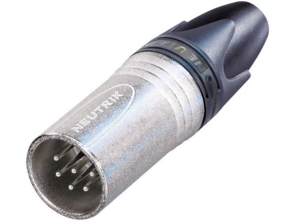 Neutrik NC6MXX, XLR, Sort, Metallisk, Sølv, -30 - 80 °C, 19 mm
