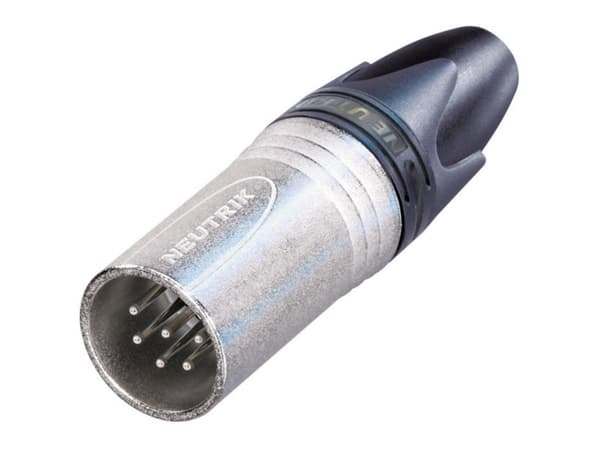 Neutrik NC6MXX, XLR, Sort, Metallisk, Sølv, -30 - 80 °C, 19 mm