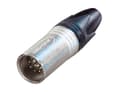 Miniatyrbild 1 av 4: Neutrik NC7MXX, XLR, Gjuten aluminium, Svart, Silver/Nickel, IP40, 1 mm ², 1500 V