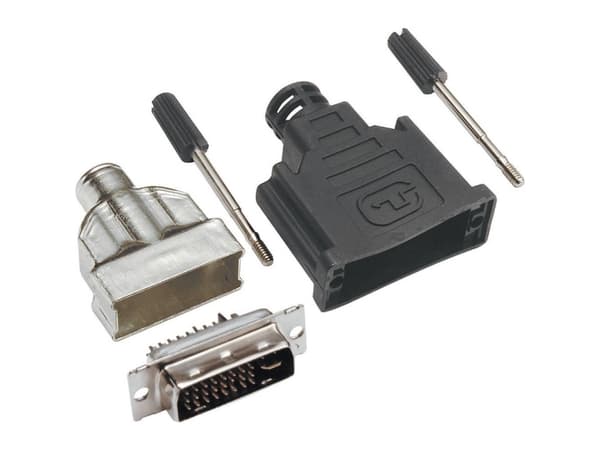BKL Electronic 0908002 DVI-stik Stik, lige Poltal: 29 Sølv 1 stk