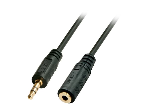 Lindy 35654 lydkabel 5 m 3.5mm Sort