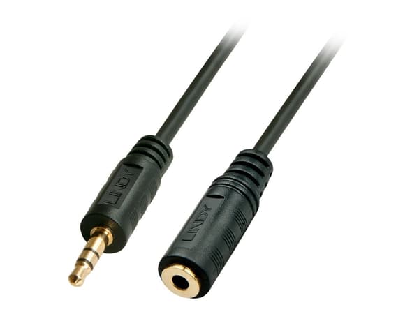 Lindy 35654 lydkabel 5 m 3.5mm Sort