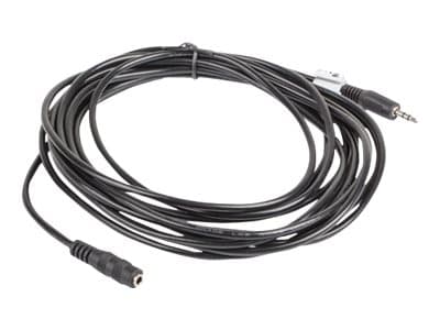 Lanberg - Forlængerkabel til audio - mini-phone stereo 3.5 mm han til mini-phone stereo 3.5 mm hun - 5 m - lajittelu