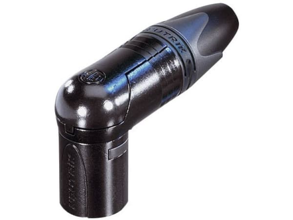Neutrik NC3MRX-B, XLR, Sort, Nikkel/gull, IP40, 2,5 mm², 1500 V