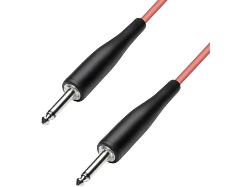 Paccs 6.3 mm Jack Instrument cable 3 m Red Jack 6.3 mm