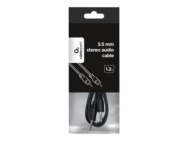 Gembird CCA-404 - Lydkabel - mini-phone stereo 3.5 mm hann til mini-phone stereo 3.5 mm hann - 1.2 m