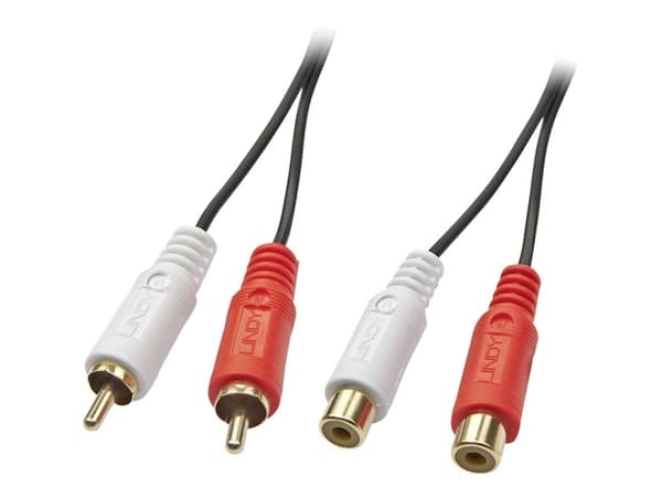 Lindy 35674 lydkabel 10 m 2 x RCA Sort