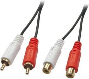 Lindy 35674 lydkabel 10 m 2 x RCA Sort