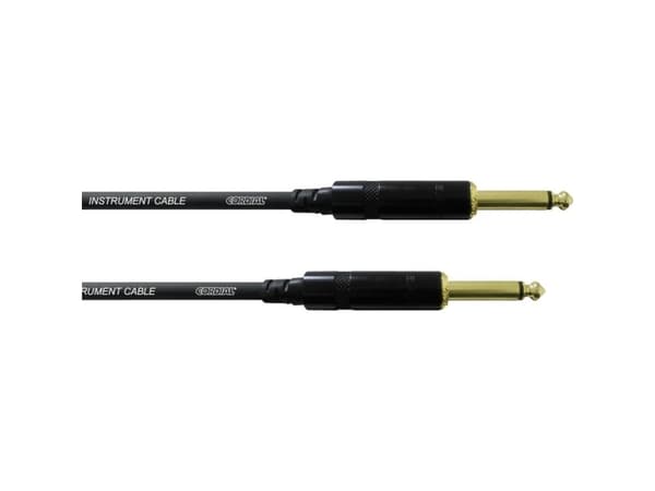 Cordial CCI 6 PP, 6,35mm, Hankoppling, 6,35mm, Hankoppling, 6 m, Svart
