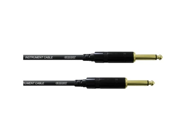 Cordial CCI 6 PP, 6,35mm, Hankoppling, 6,35mm, Hankoppling, 6 m, Svart