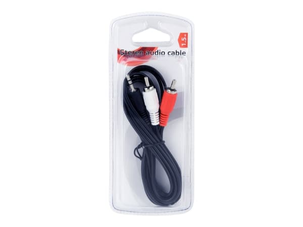 Cablexpert - Ljudkabel - mini-phone stereo 3.5 mm kontakt till RCA x 2 kontakt - 1.5 m