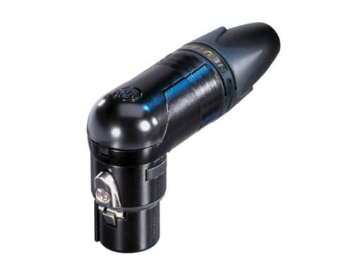 Neutrik NC10FRX-14-B, XLR, Sort, Cat5e, 18/14, Nikkel/gull, IP40