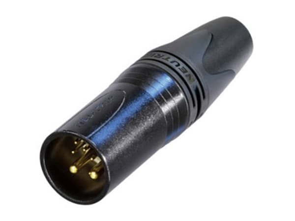 Neutrik NC10MXX-14-B, XLR, Svart, Cat5e, 18/14, Nickel/Guld, IP40