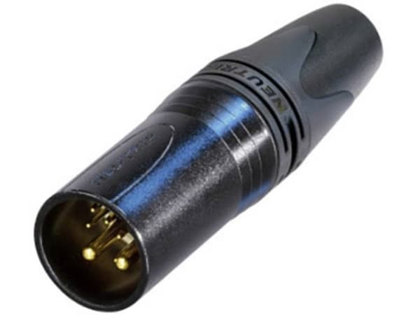 Neutrik NC10MXX-14-B, XLR, Svart, Cat5e, 18/14, Nickel/Guld, IP40