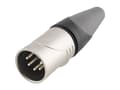Miniatyrbilde 2 av 2: Hicon HI-X5CM-HD XLR-stik Stik, lige Poltal: 5 Sort, Sølv 1 stk
