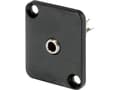 Miniatyrbilde 2 av 2: Hicon HI-J25SEFD Jack-stik 2,5 mm Flangetilslutning, kontakter lige Poltal: 3 Stereo Sort 1 stk