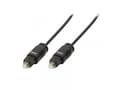Miniatyrbilde 4 av 5: LogiLink Toslink - Toslink, 0.5m, TOSLINK, Hankjønn, TOSLINK, Hankjønn, 0,5 m, Sort