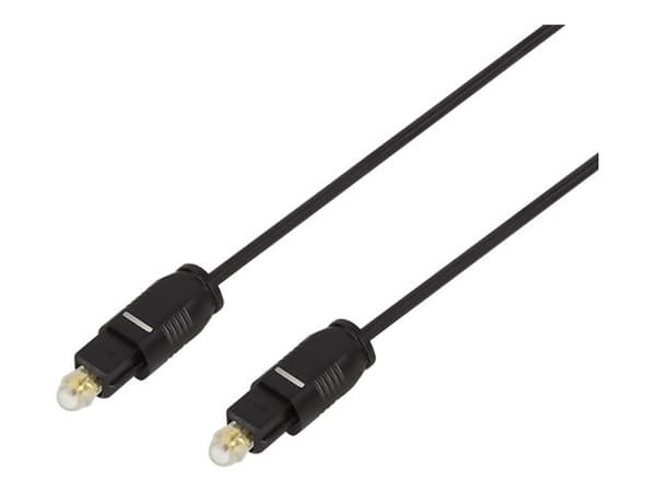 LogiLink - Digitaalinen lydkabel (optisk) - TOSLINK han til TOSLINK han - 2 m - fiberoptik - lajittelu
