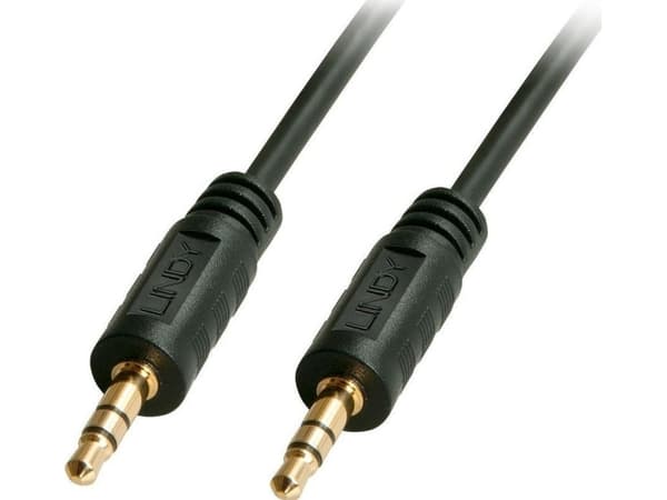 Lindy 35648 lydkabel 20 m 3.5mm Sort