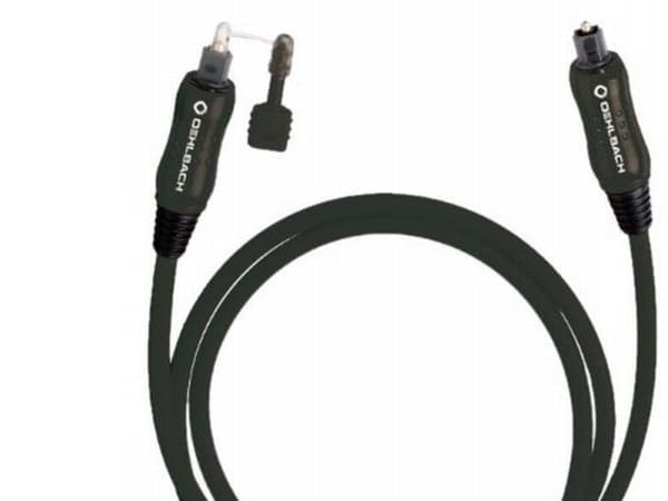 Oehlbach Opto Star 200 - Digial audiokabel (optisk) - TOSLINK hane till ministereojack/TOSLINK hane - 2 m - svart