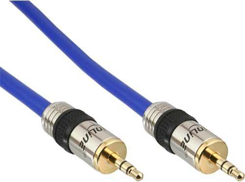 InLine 99955P, 3,5mm, Hankoppling, 3,5mm, Hankoppling, 5 m, Blå
