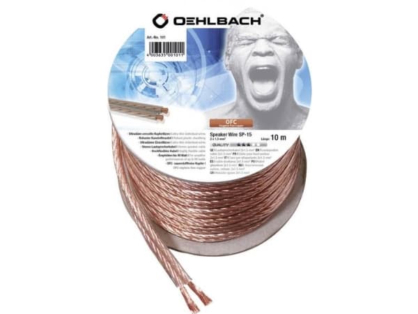 OEHLBACH DIY-SPOOLSPEAKER CABLE, 10m, 10 m, Kobber