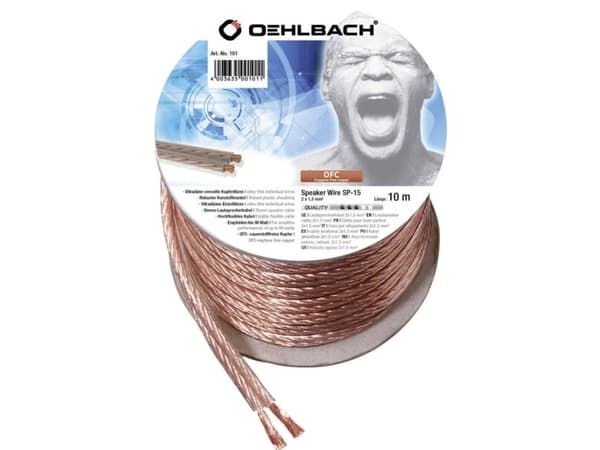 OEHLBACH DIY-SPOOLSPEAKER CABLE, 10m, 10 m, Kobber