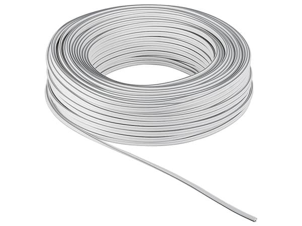 Goobay 15108, Oksygenfritt kobber, 50 m, Hvit