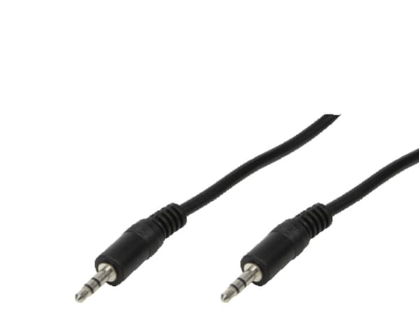 LogiLink - Lydkabel - mini-phone stereo 3.5 mm hann til mini-phone stereo 3.5 mm hann - 3 m - svart