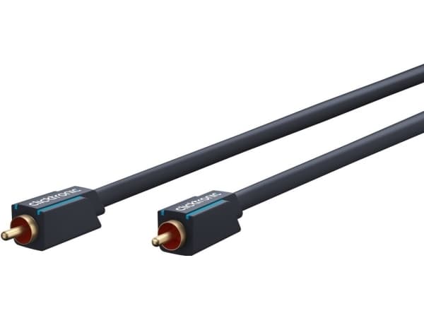 ClickTronic 7.5m Audio Cable, RCA, Hankjønn, RCA, Hankjønn, 7,5 m, Blå