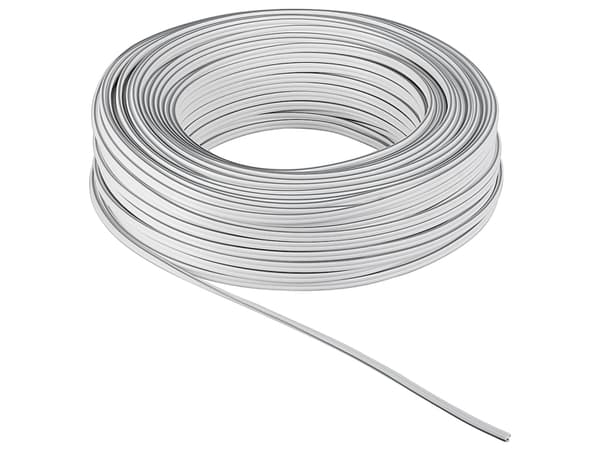 Goobay 15115, Oksygenfritt kobber, 25 m, Hvit