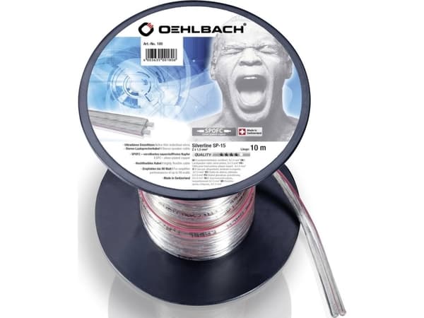 OEHLBACH Silverline Speacker Cable, 10 m