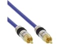 Miniatyrbild 5 av 5: InLine 4043718081967, RCA, Hankoppling, RCA, Hankoppling, 10 m, Blå