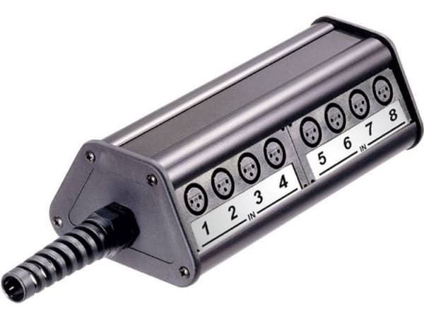 Neutrik NSB2B-12/4 Fordelerboks XLR Stagebox Poltal: 3 Sort 1 stk
