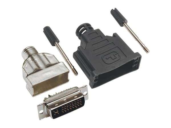 BKL Electronic 0908000 DVI-stik Stik, lige Poltal: 25 Sølv 1 stk