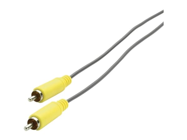 SpeaKa Professional SP-1300788, RCA, Hankjønn, RCA, Hankjønn, 3 m, Grå, Gult