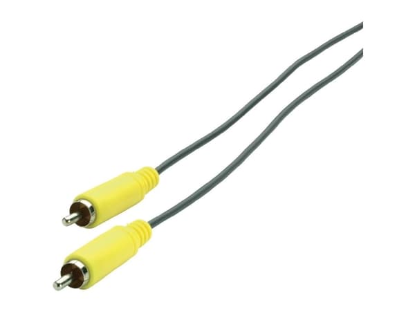 SpeaKa Professional SP-1300788, RCA, Hankjønn, RCA, Hankjønn, 3 m, Grå, Gult