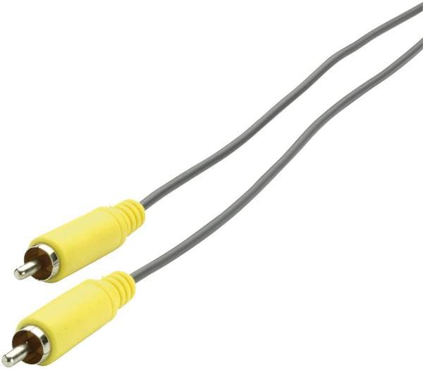 SpeaKa Professional SP-1300788, RCA, Hankjønn, RCA, Hankjønn, 3 m, Grå, Gult