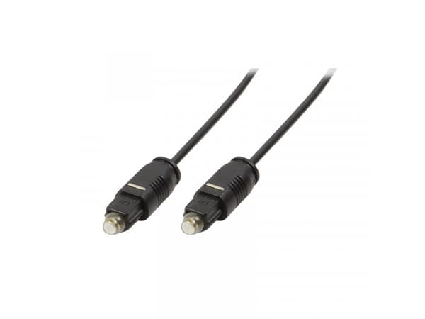 LogiLink Toslink - Toslink, 3m, TOSLINK, Hanstik, TOSLINK, Hanstik, 3 m, Sort