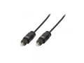 Miniatyrbild 3 av 5: LogiLink Toslink - Toslink, 3m, TOSLINK, Hanstik, TOSLINK, Hanstik, 3 m, Sort