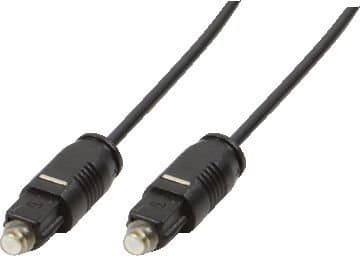 LogiLink Toslink - Toslink, 3m, TOSLINK, Hanstik, TOSLINK, Hanstik, 3 m, Sort