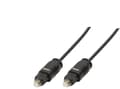 Miniatyrbild 1 av 5: LogiLink Toslink - Toslink, 3m, TOSLINK, Hanstik, TOSLINK, Hanstik, 3 m, Sort