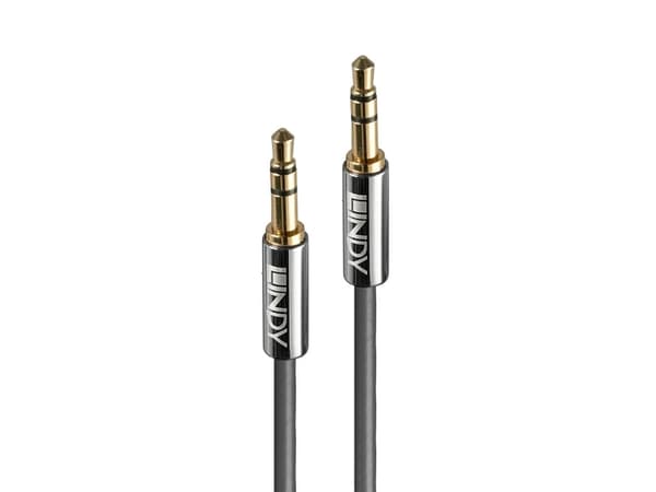 Lindy 35322, 3.5mm, Hankjønn, 3.5mm, Hankjønn, 2 m, Antrasitt