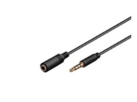 MicroConnect - Lydforlengelseskabel - mini-phone stereo 3.5 mm hunn til mini-phone stereo 3.5 mm hann - 2 m