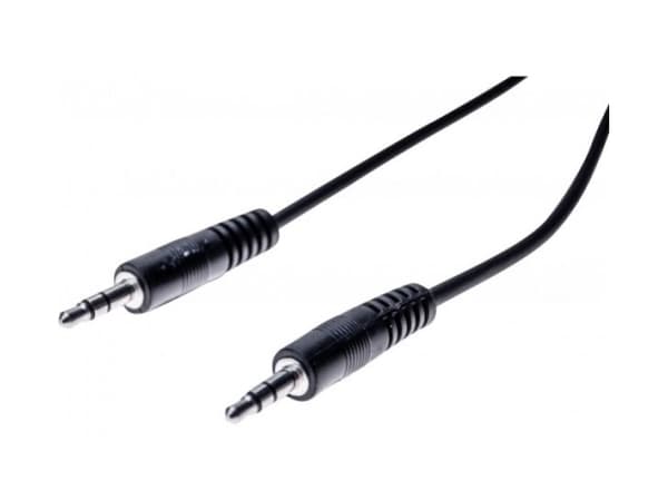 EXC 580701, 3.5mm, Hanstik, 3.5mm, Hanstik, 3 m, musta
