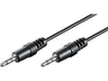 Miniatyrbilde 5 av 5: Goobay 51658, 3.5mm, Hankjønn, 3.5mm, Hankjønn, 1,5 m, Sort